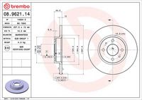 BREMBO 08962114 - Disco de freno - PRIME LINE