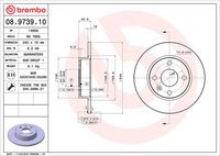 BREMBO 08973910 - Disco de freno - PRIME LINE