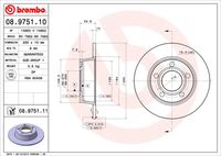 BREMBO 08975110 - Disco de freno - PRIME LINE