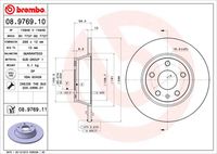 BREMBO 08976910 - Disco de freno - PRIME LINE