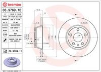 BREMBO 08976910 - Disco de freno - PRIME LINE