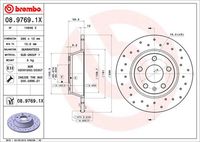 BREMBO 0897691X - Disco de freno - XTRA LINE - Xtra