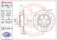 BREMBO 0897691X - Disco de freno - XTRA LINE - Xtra