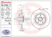 BREMBO 08979217 - Disco de freno - PRIME LINE - With Bearing Kit