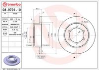 BREMBO 08979410 - Disco de freno - PRIME LINE