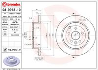 BREMBO 08991310 - Disco de freno - PRIME LINE