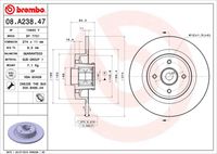 BREMBO 08A23847 - Disco de freno - PRIME LINE - With Bearing Kit