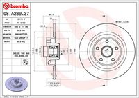 BREMBO 08A23937 - Disco de freno - PRIME LINE - With Bearing Kit