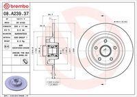 BREMBO 08A23937 - Disco de freno - PRIME LINE - With Bearing Kit