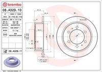 BREMBO 08.A329.10 - Disco de freno