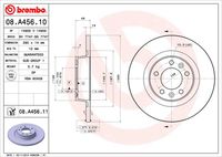 BREMBO 08A45610 - Disco de freno - PRIME LINE