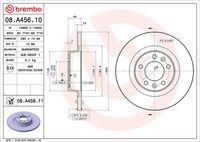 BREMBO 08A45611 - Disco de freno - PRIME LINE - UV Coated