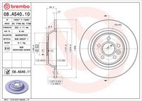 BREMBO 08A54011 - Disco de freno - PRIME LINE - UV Coated