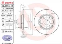 BREMBO 08A75910 - Disco de freno - PRIME LINE