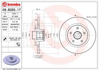 BREMBO 08B39517 - Disco de freno - PRIME LINE - With Bearing Kit