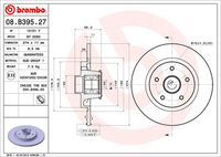 BREMBO 08.B395.27 - Disco de freno