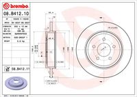 BREMBO 08B41211 - Disco de freno - PRIME LINE - UV Coated