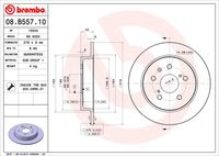 BREMBO 08B55710 - Disco de freno - PRIME LINE