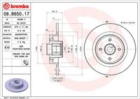 BREMBO 08B65017 - Disco de freno - PRIME LINE - With Bearing Kit