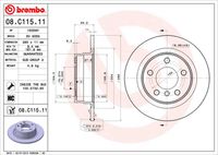 BREMBO 08C11511 - Lado de montaje: Eje delantero<br>Frenos: para vehículos sin frenos alto rendimiento<br>Variante de equipamiento: Sport<br>Frenos: para vehículos con freno reforzado<br>Diámetro exterior [mm]: 340<br>Espesor de disco de frenos [mm]: 30<br>Espesor mínimo [mm]: 28,4<br>Altura [mm]: 73,2<br>corona de agujeros - Ø [mm]: 120<br>Tipo de disco de frenos: ventilado<br>Tipo de disco de frenos: disco de freno de dos piezas<br>Tipo de disco de frenos: ranurado/perforado<br>Diámetro de centrado [mm]: 79<br>Número de orificios: 5<br>Superficie: revestido<br>Procesamiento: altamente carbonizado<br>Artículo complementario / información complementaria 2: con tornillos<br>cumple norma ECE: ECE-R90<br>Diámetro de taladro hasta [mm]: 16,5<br>