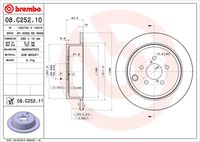 BREMBO 08C25210 - Disco de freno - PRIME LINE