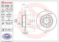 BREMBO 08948810 - Disco de freno - PRIME LINE