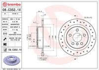 BREMBO 08C35211 - Disco de freno - PRIME LINE - UV Coated