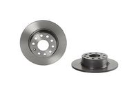 BREMBO 08D42511 - Lado de montaje: Eje trasero<br>Número de PR: 1KE<br>Tipo de disco de frenos: macizo<br>Tipo de disco de frenos: ranurado<br>Espesor de disco de frenos [mm]: 10<br>Número de orificios: 9<br>Artículo complementario / información complementaria 2: con tornillos<br>Altura [mm]: 48,3<br>Diámetro de centrado [mm]: 65<br>Diámetro exterior [mm]: 272<br>Superficie: revestido<br>Espesor mínimo [mm]: 8<br>