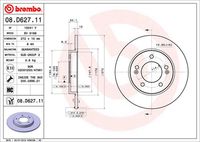 BREMBO 08D62711 - Lado de montaje: Eje trasero<br>Equipamiento de vehículo: para vehículos con freno de estacionamiento electrónico<br>Tipo de disco de frenos: macizo<br>Espesor de disco de frenos [mm]: 10<br>Número de orificios: 5<br>Artículo complementario / información complementaria 2: con tornillos<br>Altura [mm]: 32<br>Diámetro de centrado [mm]: 76<br>Diámetro exterior [mm]: 284<br>Procesamiento: altamente carbonizado<br>Superficie: revestido<br>Espesor mínimo [mm]: 8,4<br>