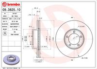 BREMBO 09382510 - Disco de freno - PRIME LINE