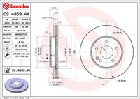 BREMBO 09486941 - Disco de freno - PRIME LINE - UV Coated