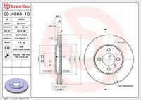 BREMBO 09.4883.10 - Disco de freno