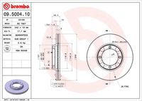 BREMBO 09500410 - Disco de freno - PRIME LINE