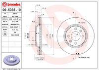 BREMBO 09503510 - Disco de freno - PRIME LINE