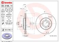 BREMBO 09516611 - Lado de montaje: Eje delantero<br>Tipo de disco de frenos: ventilación interna<br>Espesor de disco de frenos [mm]: 20<br>Número de orificios: 4<br>Artículo complementario / información complementaria 2: con tornillos<br>Altura [mm]: 39<br>Diámetro de centrado [mm]: 65<br>Diámetro exterior [mm]: 256<br>Espesor mínimo [mm]: 18<br>Par apriete [Nm]: 110<br>