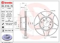 BREMBO 09514276 - Disco de freno - XTRA LINE - Max