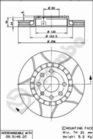 BREMBO 09514876 - Disco de freno - XTRA LINE - Max