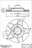 BREMBO 09516675 - Disco de freno - XTRA LINE - Max