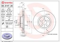 BREMBO 09514720 - Disco de freno - PRIME LINE