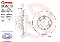 BREMBO 09519410 - Disco de freno - PRIME LINE