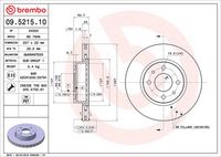 BREMBO 09521510 - Disco de freno - PRIME LINE