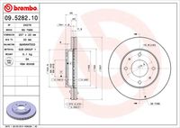 BREMBO 09528210 - Disco de freno - PRIME LINE