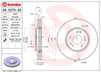 BREMBO 09537320 - Disco de freno - PRIME LINE