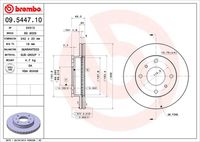 BREMBO 09544710 - Disco de freno - PRIME LINE