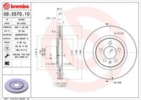 BREMBO 09557010 - Disco de freno - PRIME LINE