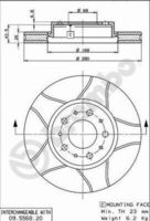 BREMBO 09.5568.76 - Disco de freno