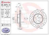 BREMBO 0956731X - Disco de freno - XTRA LINE - Xtra