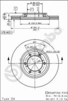 BREMBO 09.5705.10 - Disco de freno