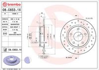 BREMBO 08C65311 - Disco de freno - PRIME LINE - UV Coated