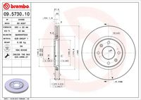 BREMBO 09573010 - Disco de freno - PRIME LINE